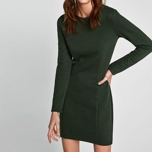 ZARA long sleeve knit dress
